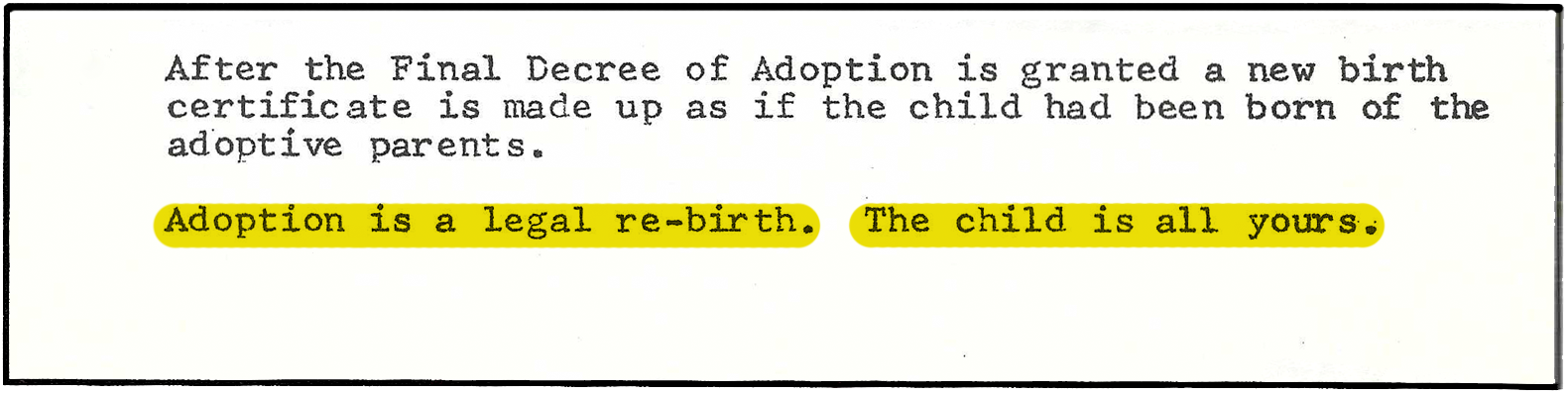final decree of adoption